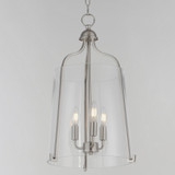 Maxim - 5683CLSN - Three Light Foyer Pendant - Bellmore - Satin Nickel