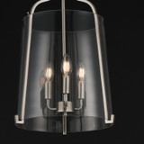 Maxim - 5683CLSN - Three Light Foyer Pendant - Bellmore - Satin Nickel