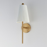 Maxim - 12861NAB - One Light Wall Sconce - Valette - Natural Aged Brass