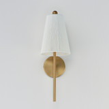 Maxim - 12861NAB - One Light Wall Sconce - Valette - Natural Aged Brass