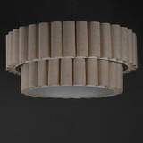Maxim - 12846OFNAB - Five Light Pendant - Penelope - Natural Aged Brass