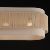 Maxim - 12817OFNAB - Seven Light Linear Pendant - Seacliff - Natural Aged Brass