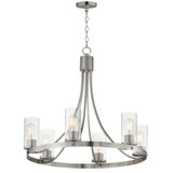 Maxim - 10466CDSN - Six Light Chandelier - Livingston - Satin Nickel