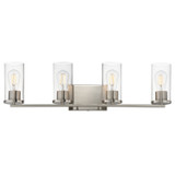 Maxim - 10464CDSN - Four Light Bath Vanity - Livingston - Satin Nickel