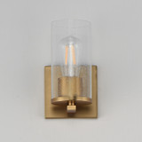 Maxim - 10461CDNAB - One Light Wall Sconce - Livingston - Natural Aged Brass
