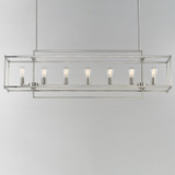 Maxim - 10417SN - Seven Light Linear Pendant - Gridline - Satin Nickel