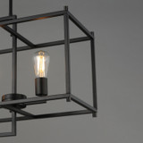 Maxim - 10417BK - Seven Light Linear Pendant - Gridline - Black