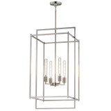 Maxim - 10413SN - Four Light Pendant - Gridline - Satin Nickel