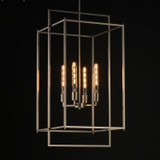 Maxim - 10413SN - Four Light Pendant - Gridline - Satin Nickel