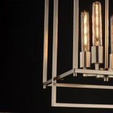 Maxim - 10412SN - Four Light Pendant - Gridline - Satin Nickel