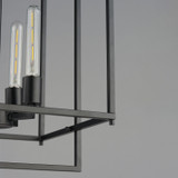 Maxim - 10412BK - Four Light Pendant - Gridline - Black