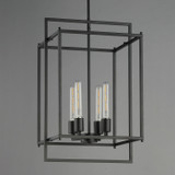 Maxim - 10412BK - Four Light Pendant - Gridline - Black