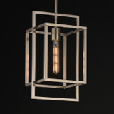Maxim - 10411SN - One Light Pendant - Gridline - Satin Nickel