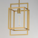 Maxim - 10411NAB - One Light Pendant - Gridline - Natural Aged Brass