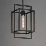 Maxim - 10411BK - One Light Pendant - Gridline - Black
