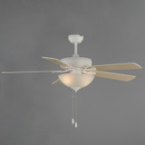 Maxim - 88936SWMW - 52" Ceiling Fan - Super-Max - Matte White
