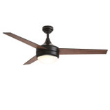 Maxim - 88783BK - 52" Ceiling Fan - Trio - Black