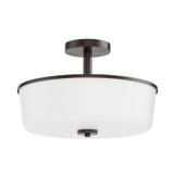 Maxim - 5695WTOI - Three Light Semi Flush/Pendant Convertible - Fuller - Oil Rubbed Bronze