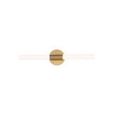 Maxim - 52512WTNAB - LED Bath Bar - Tubi - Natural Aged Brass