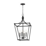 Maxim - 25314BK - Four Light Pendant - Clifton - Black
