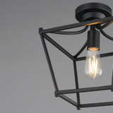 Maxim - 25311BK - One Light Pendant / Semi-Flush - Clifton - Black