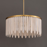 Maxim - 22512WWTNAB - Four Light Pendant - Marimba - Natural Aged Brass