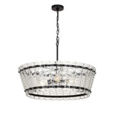 Maxim - 21874CLBZ - Four Light Chandelier - Ruche - Bronze