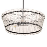 Maxim - 21874CLBZ - Four Light Chandelier - Ruche - Bronze