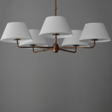 Maxim - 18415OFWBR - Five Light Chandelier - Dunbridge - Weathered Brass