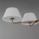 Maxim - 18414OFWBR - Four Light Chandelier - Dunbridge - Weathered Brass