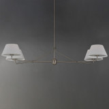 Maxim - 18414OFPN - Four Light Chandelier - Dunbridge - Polished Nickel