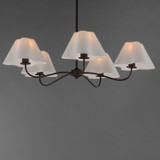 Maxim - 18105WTOI - Five Light Chandelier - Saxon - Oil Rubbed Bronze
