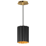 Maxim - 18054BKGL - One Light Pendant - Primrose - Gold Leaf