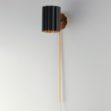 Maxim - 18050BKGL - One Light Wall Sconce - Primrose - Gold Leaf