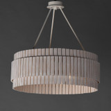 Maxim - 14453WWTEC - Three Light Flush Mount - Satori - Ecru