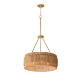Maxim - 14453NANAB - Three Light Flush Mount - Satori - Natural Aged Brass