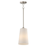 Maxim - 12886SWSN - One Light Pendant - Hudson - Satin Nickel