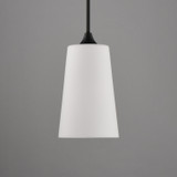 Maxim - 12886SWBK - One Light Pendant - Hudson - Black