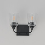 Maxim - 12882CLBK - Two Light Bath Vanity - Hudson - Black
