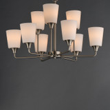 Maxim - 12879SWSN - Nine Light Chandelier - Hudson - Satin Nickel