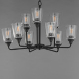 Maxim - 12879CLBK - Nine Light Chandelier - Hudson - Black