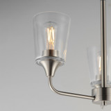 Maxim - 12873CLSN - Three Light Chandelier - Hudson - Satin Nickel