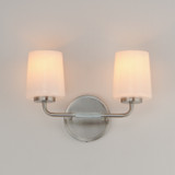 Maxim - 12692WTSN - Two Light Bath Vanity - Durham - Satin Nickel