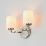 Maxim - 12692WTSN - Two Light Bath Vanity - Durham - Satin Nickel