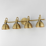 Maxim - 12344SBR - Four Light Wall Sconce - Dusk - Satin Brass