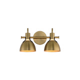 Maxim - 12342SBR - Two Light Wall Sconce - Dusk - Satin Brass