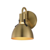 Maxim - 12341SBR - One Light Wall Sconce - Dusk - Satin Brass