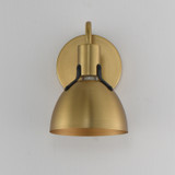 Maxim - 12341SBR - One Light Wall Sconce - Dusk - Satin Brass