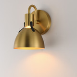 Maxim - 12341SBR - One Light Wall Sconce - Dusk - Satin Brass