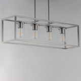 Maxim - 10288CLSN - Four Light Linear Pendant - Lateral - Satin Nickel